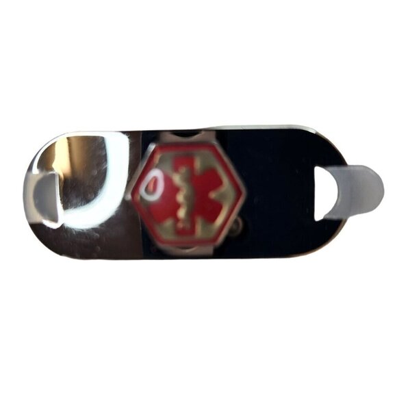 Fashion Alert Medical Jewelry Lymphedema Alert Tag - Picture 5 of 6